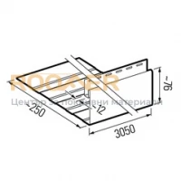 ФАСАДЕН ПРОФИЛ - ГОЛЯМ SV-20 Бял